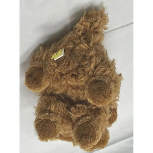 Miyoni Tots 8" Brown Plush Poodle Puppy Dog by Aurora - Picture 9 of 16